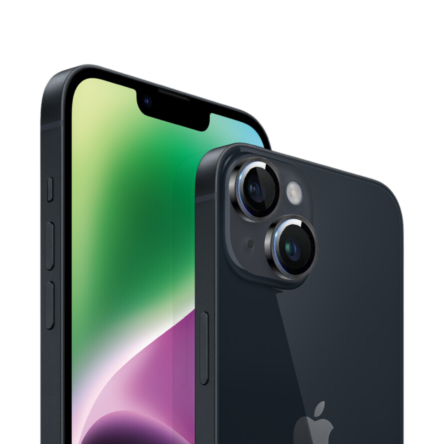 Linsenschutz Ringe in schwarz für iPhone
