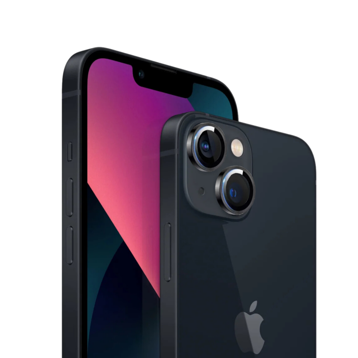 Linsenschutz Ringe in schwarz für iPhone