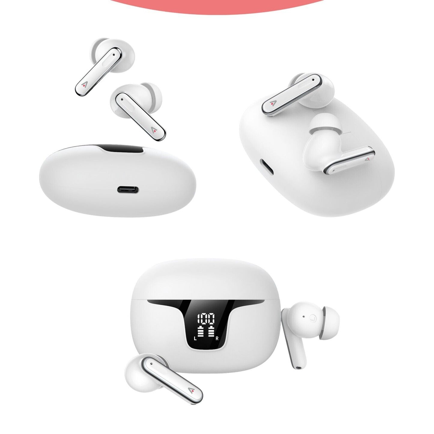 Alkaya Bluetooth Kopfhörer weiß