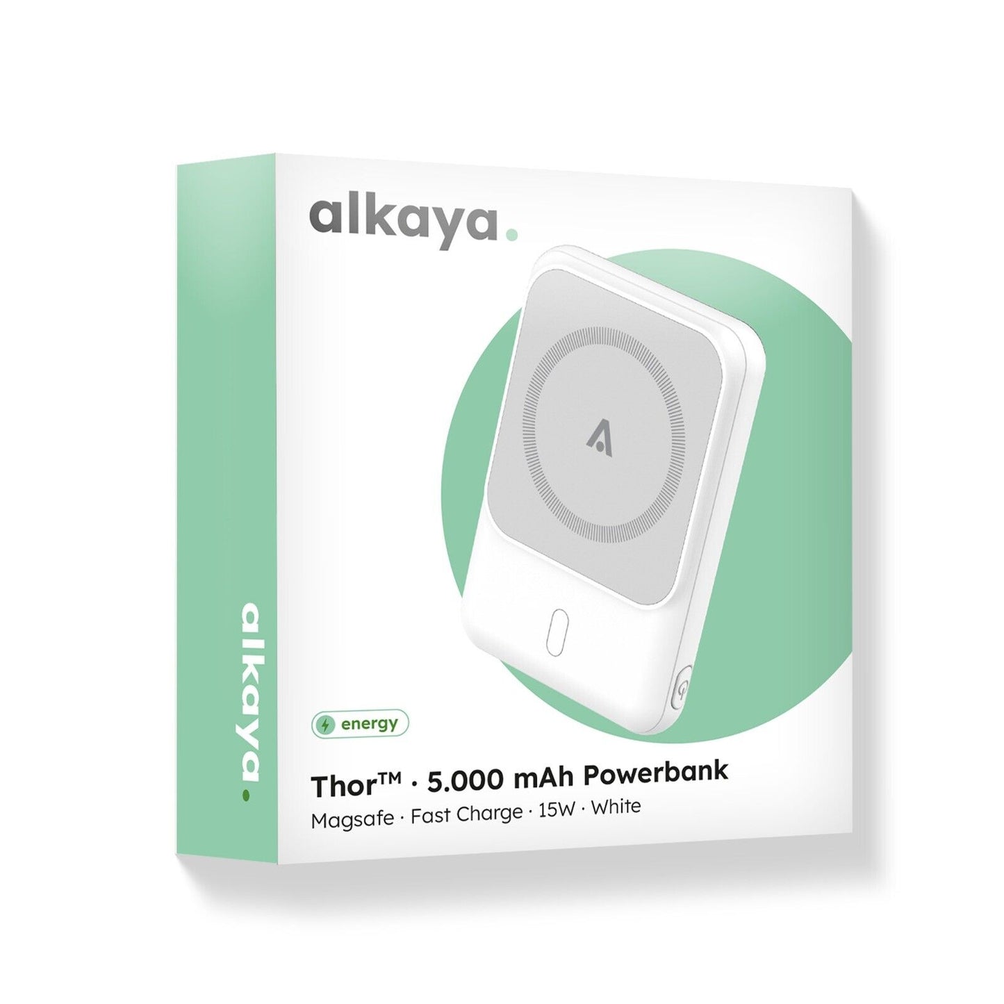 Alkaya Powerbank 5000 mAh weiß