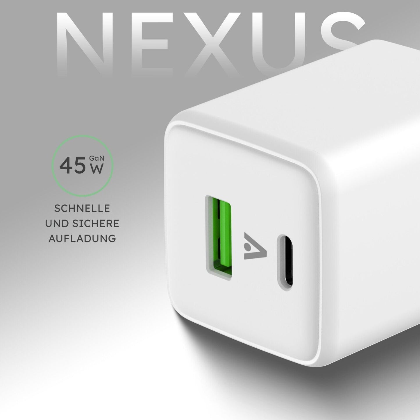 Alkaya 45W USB-A & USB-C Netzstecker weiß