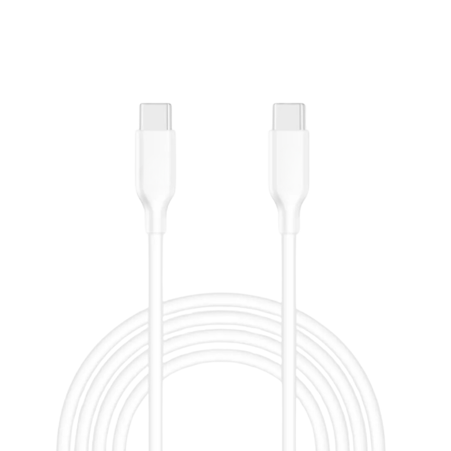 Alkaya 1m USB-C auf USB-C Kabel weiß