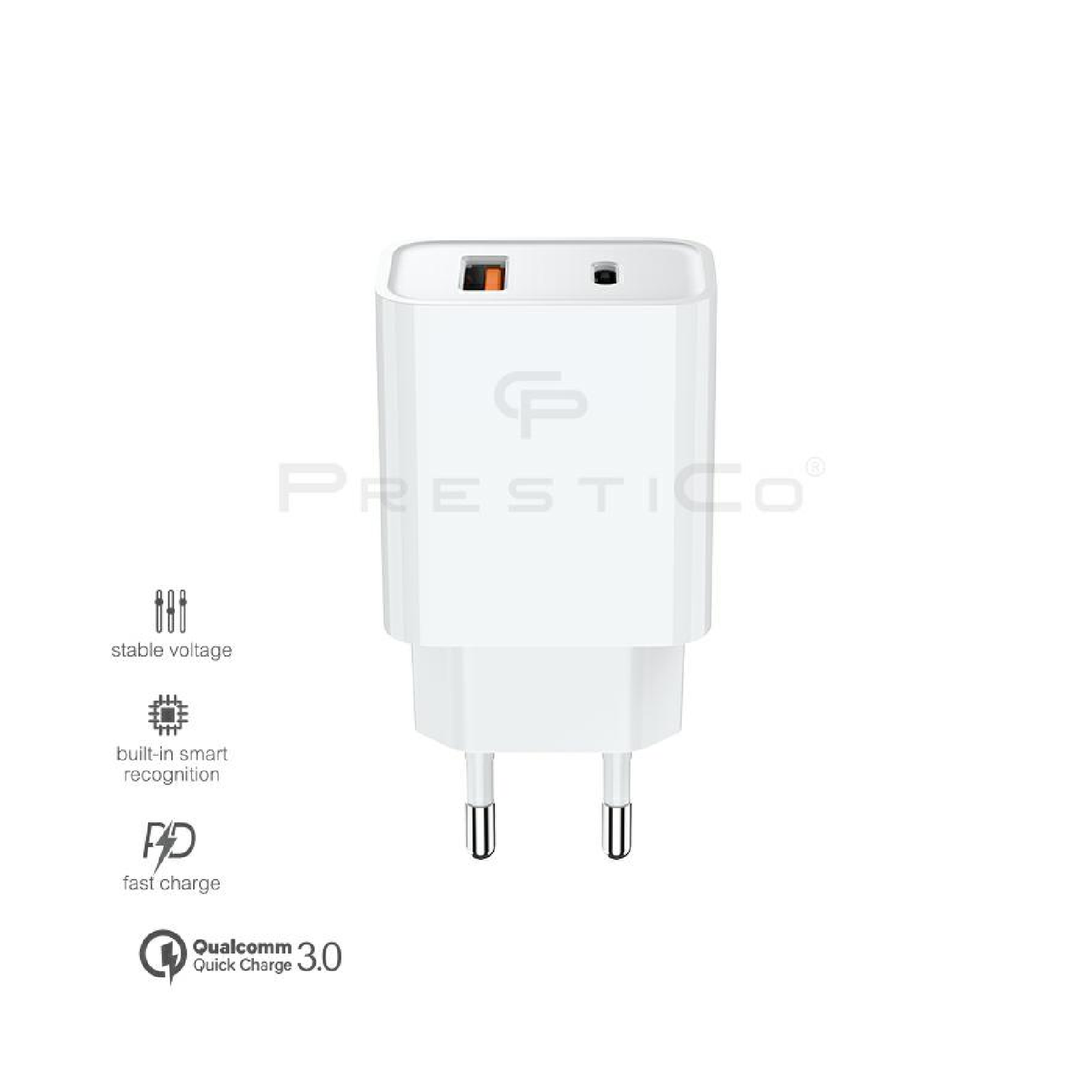 MobileKing Schnell-Ladegerät 20W Dual-USB