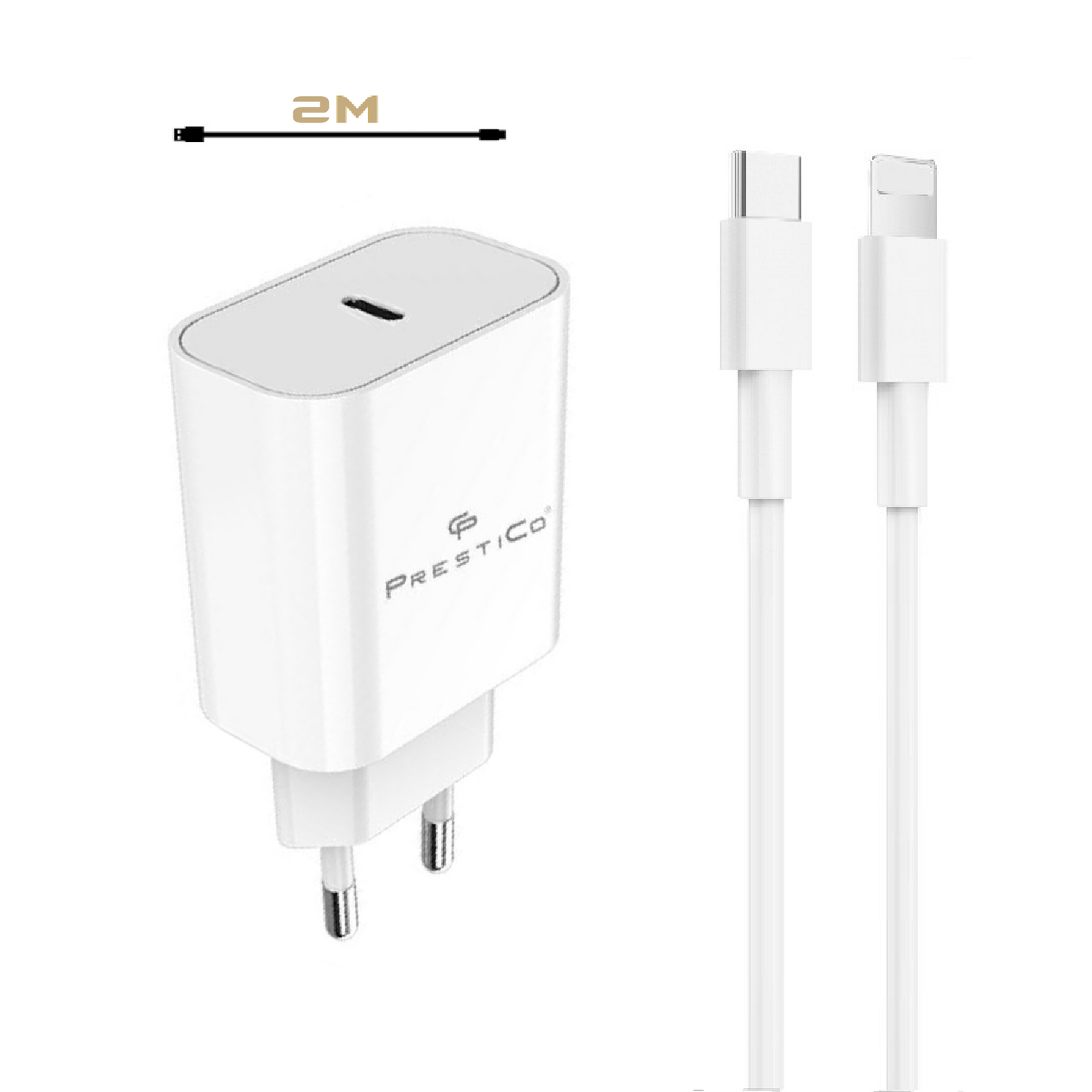 MobileKing Schnell-Ladeset für iPhone zu USB-C 30W