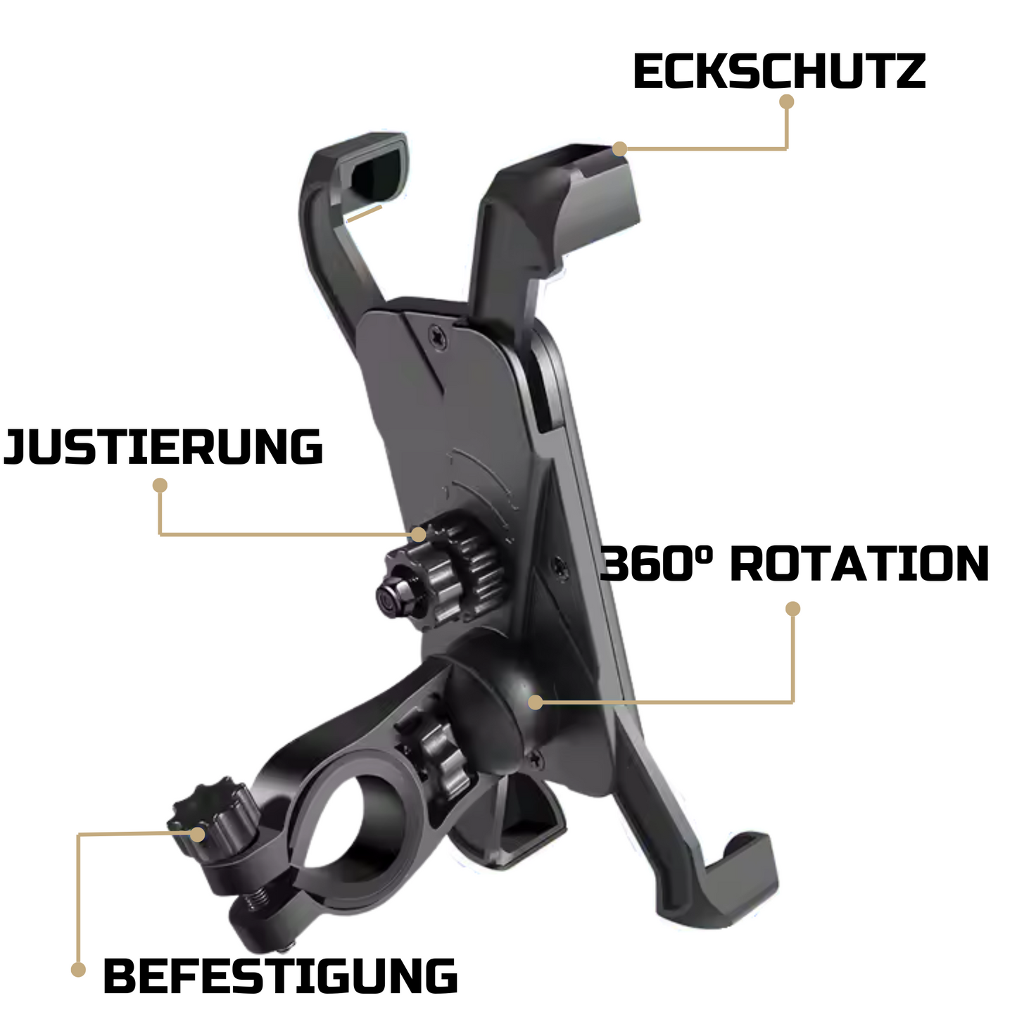 Fahrrad Handyhalterung Hartkunststoff