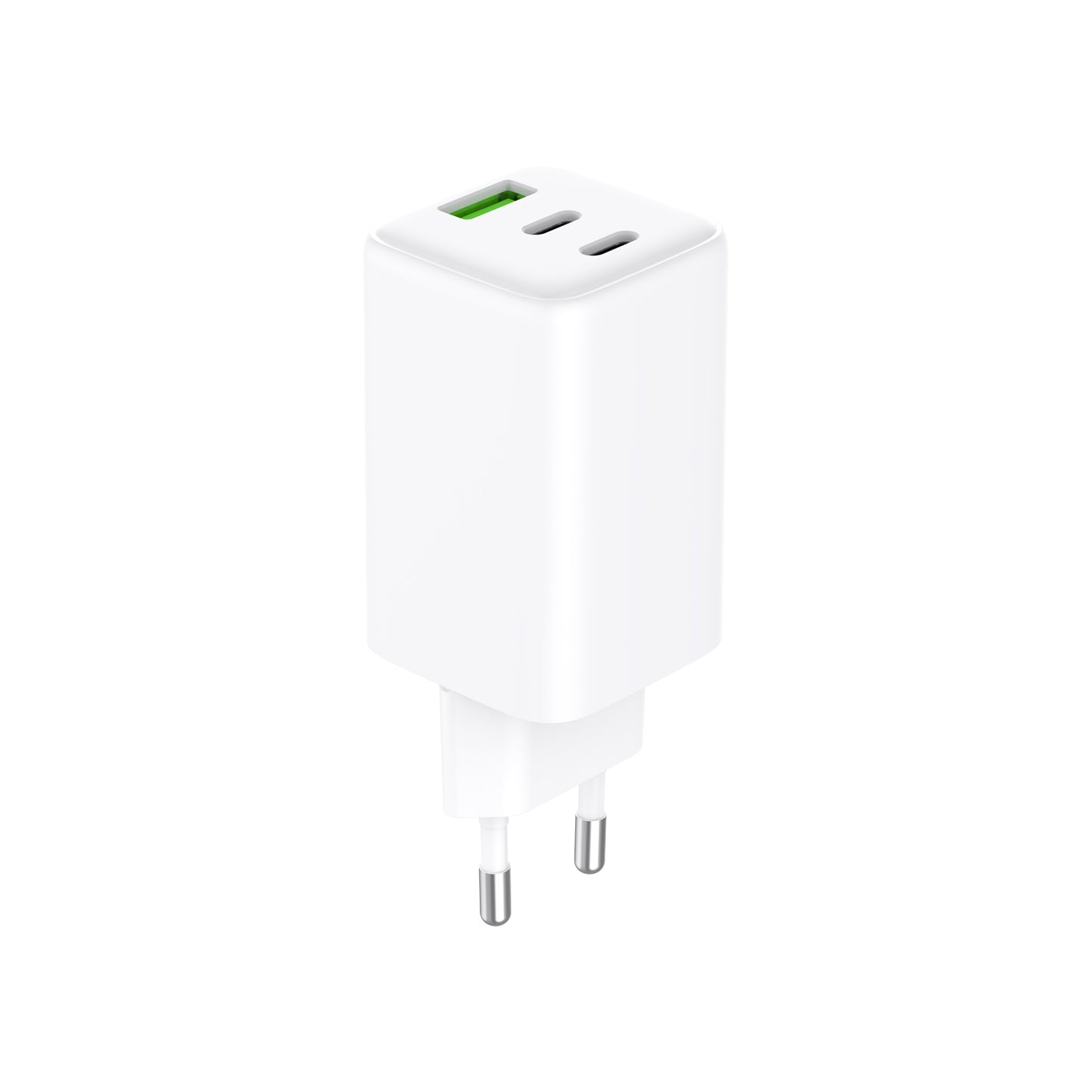 Alkaya 65W USB-A & USB-C+C Netzstecker weiß