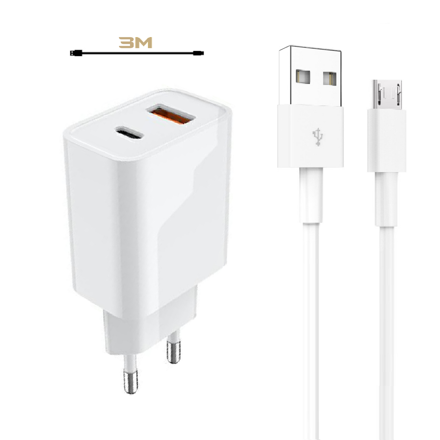 MobileKing Schnell-Ladeset alle Anschlüsse