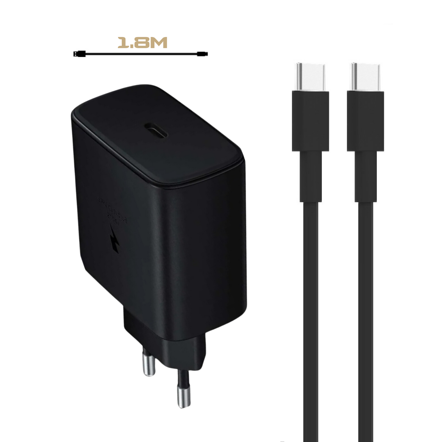 Samsung Schnellladeset 45W USB-C schwarz