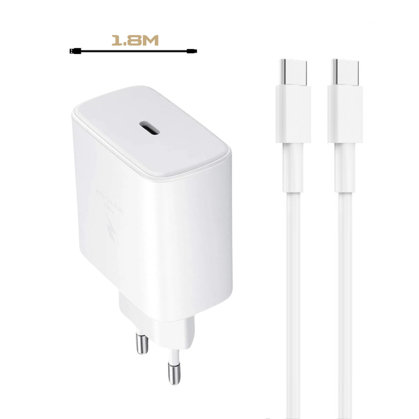 Samsung Schnellladeset 45W USB-C weiß