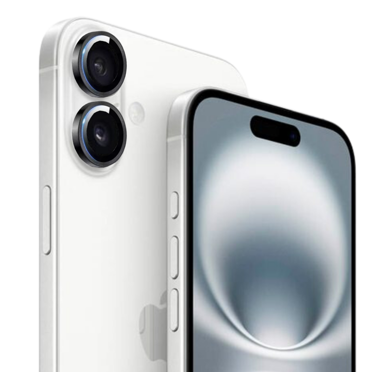Linsenschutz Ringe in schwarz für iPhone