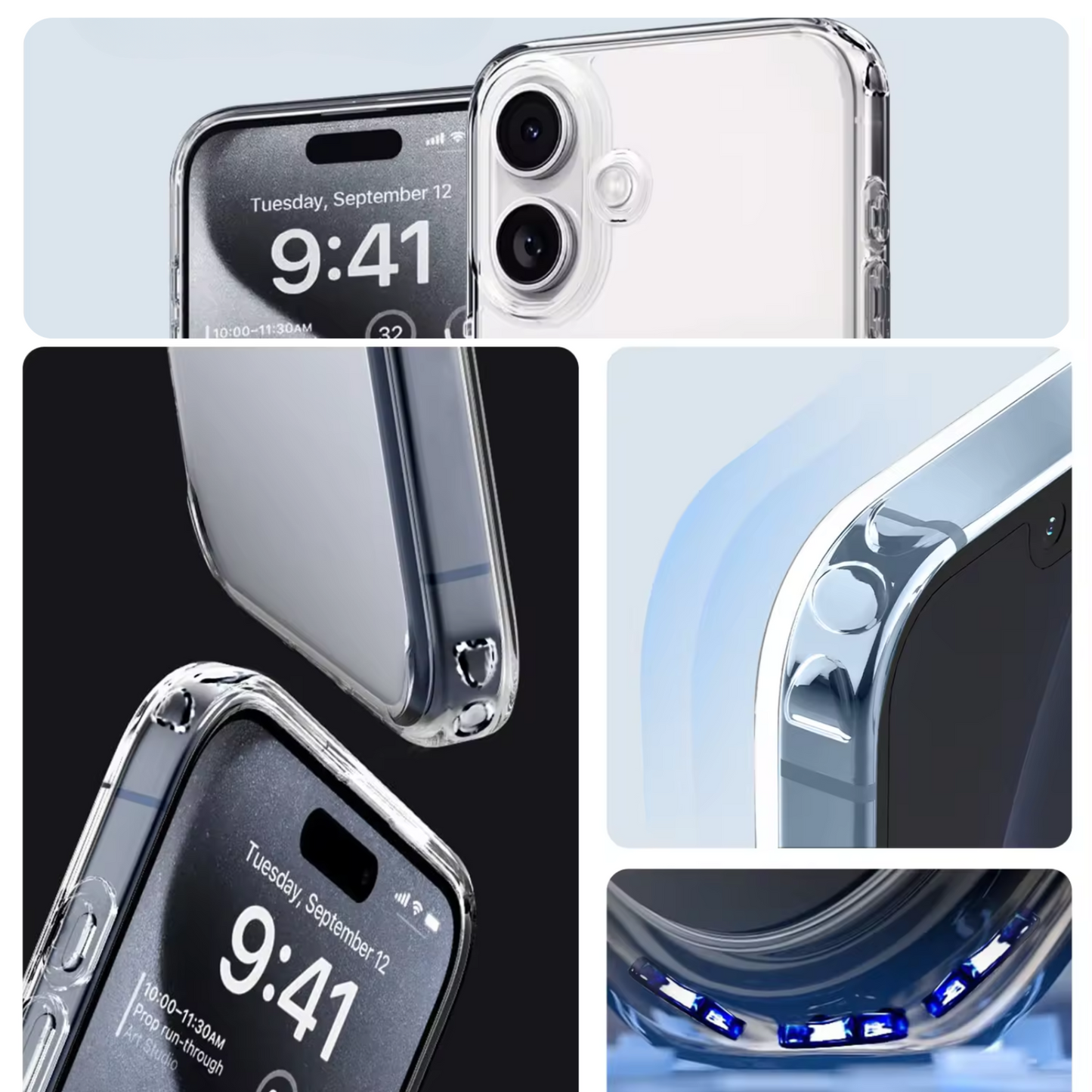5in1 Schutzset für iPhone Hülle|Displayschutz|Kameraschutz