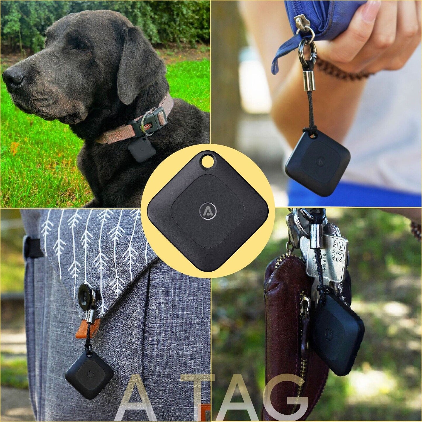 Alkaya A Tag GPS Tracker schwarz