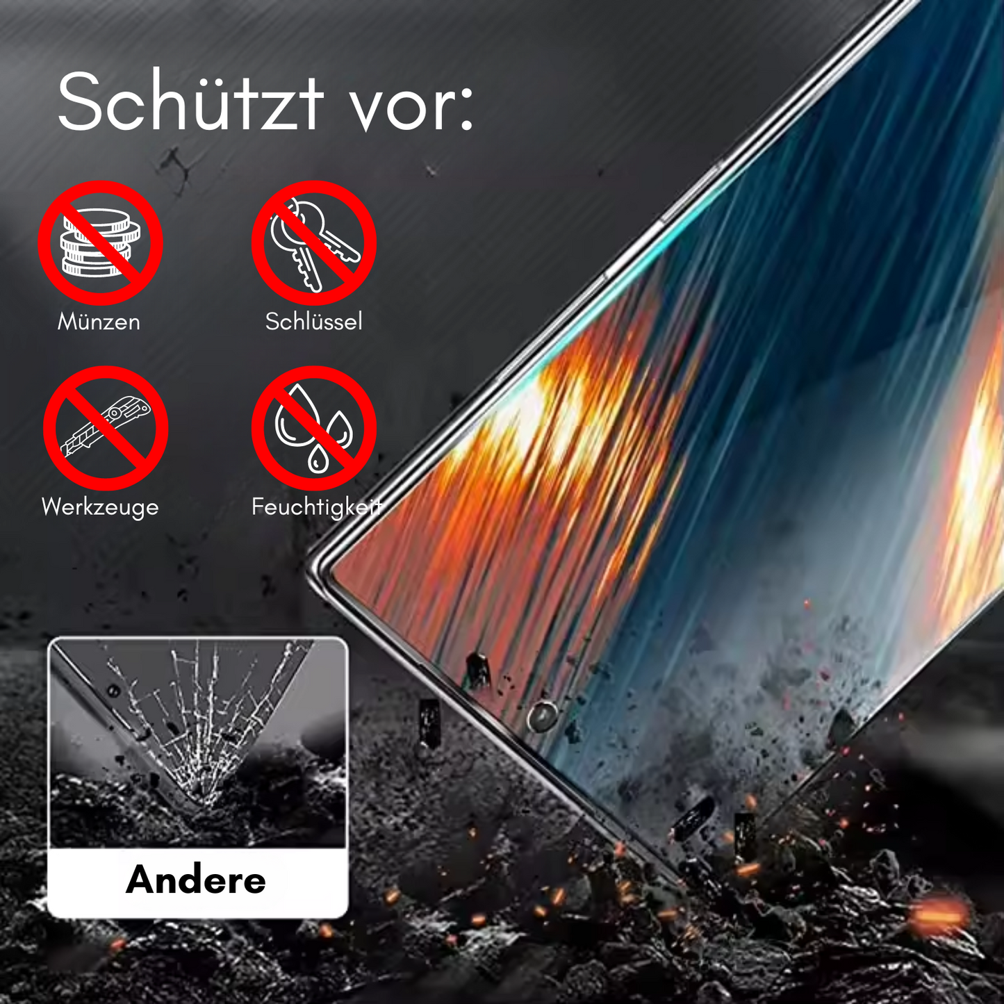 Panzerfolie für Samsung Galaxy S24|S24+|S24 Ultra