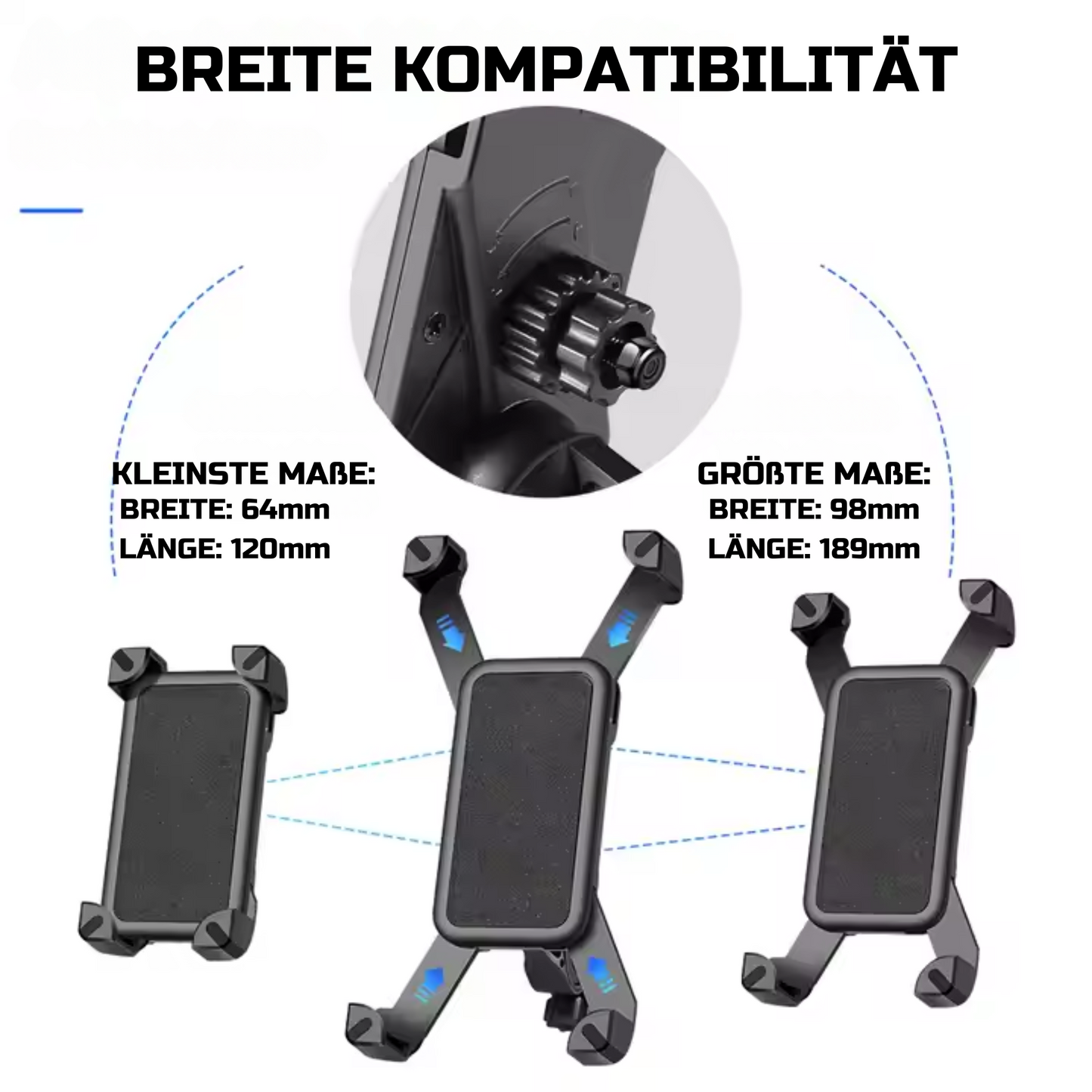 Fahrrad Handyhalterung Hartkunststoff