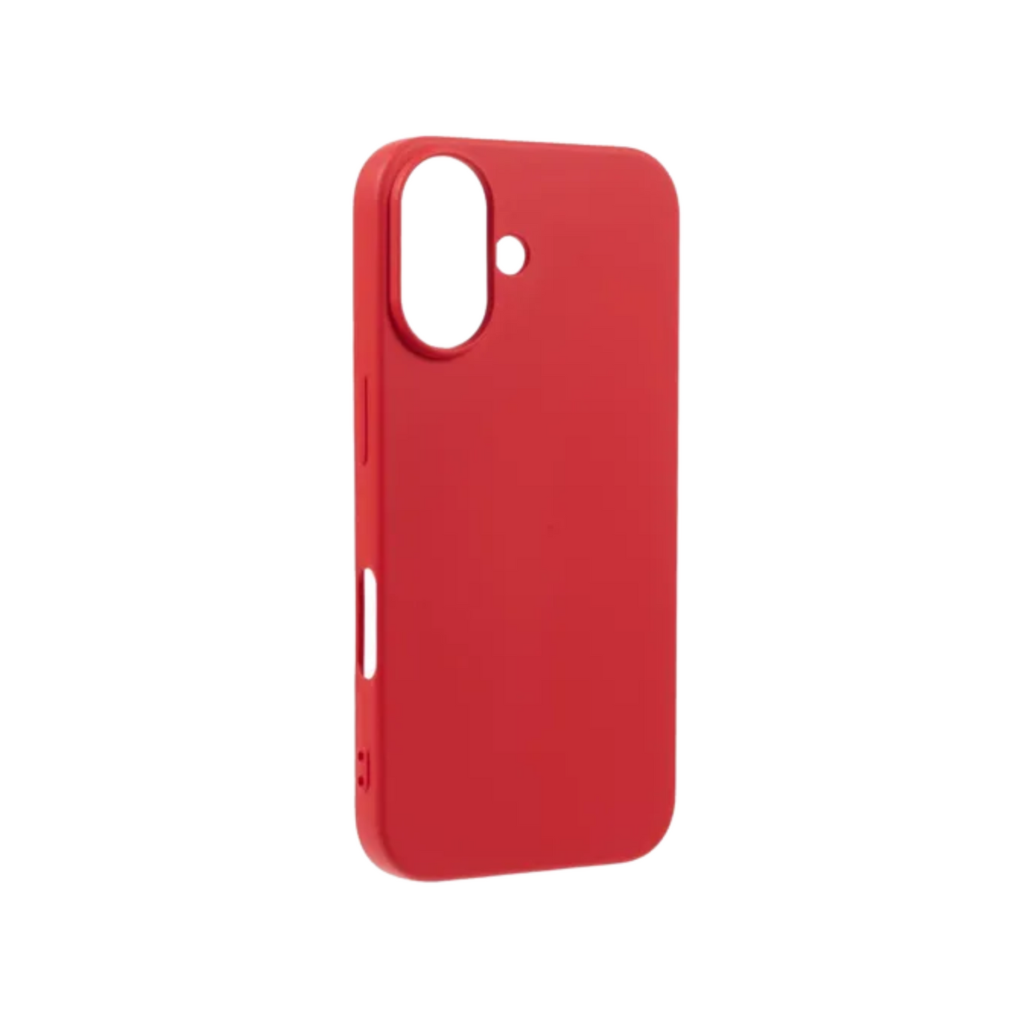 Silikon Handyülle Rot für iPhone 16
