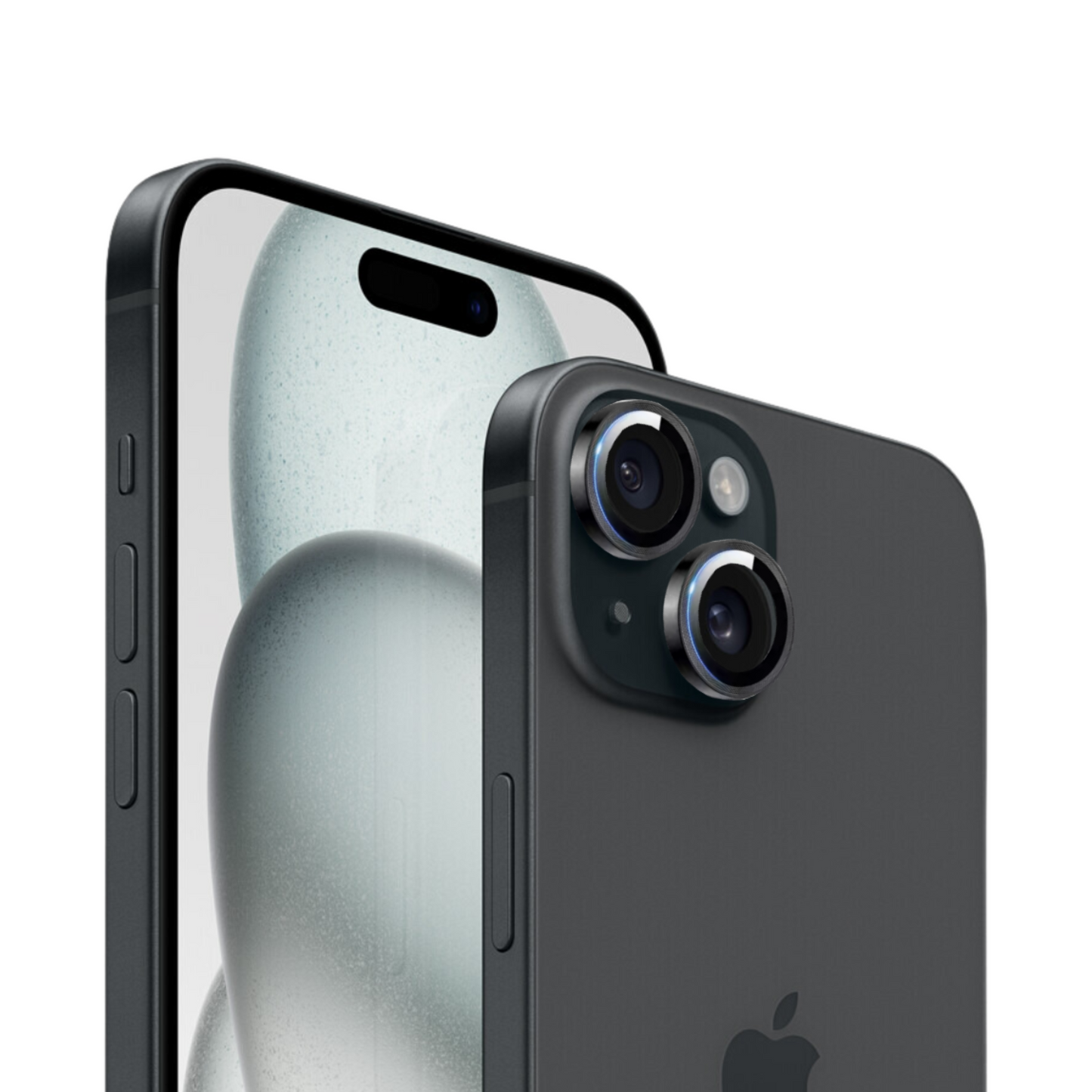 Linsenschutz Ringe in schwarz für iPhone