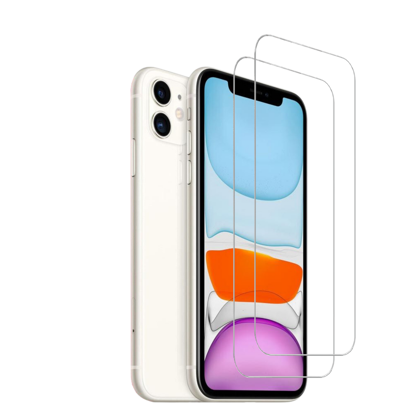 4in1 Schutzset für iPhone Panzerfolie + Kameraschutz