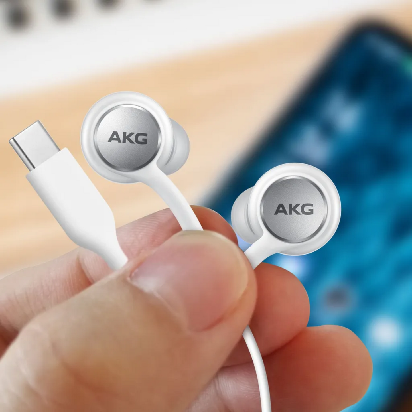 Samsung AKG Kopfhörer weiß