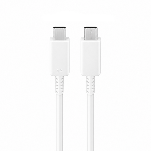 Original Samsung 1.8m DX510 USB-C zu USB-C Ladekabel weiß NEU
