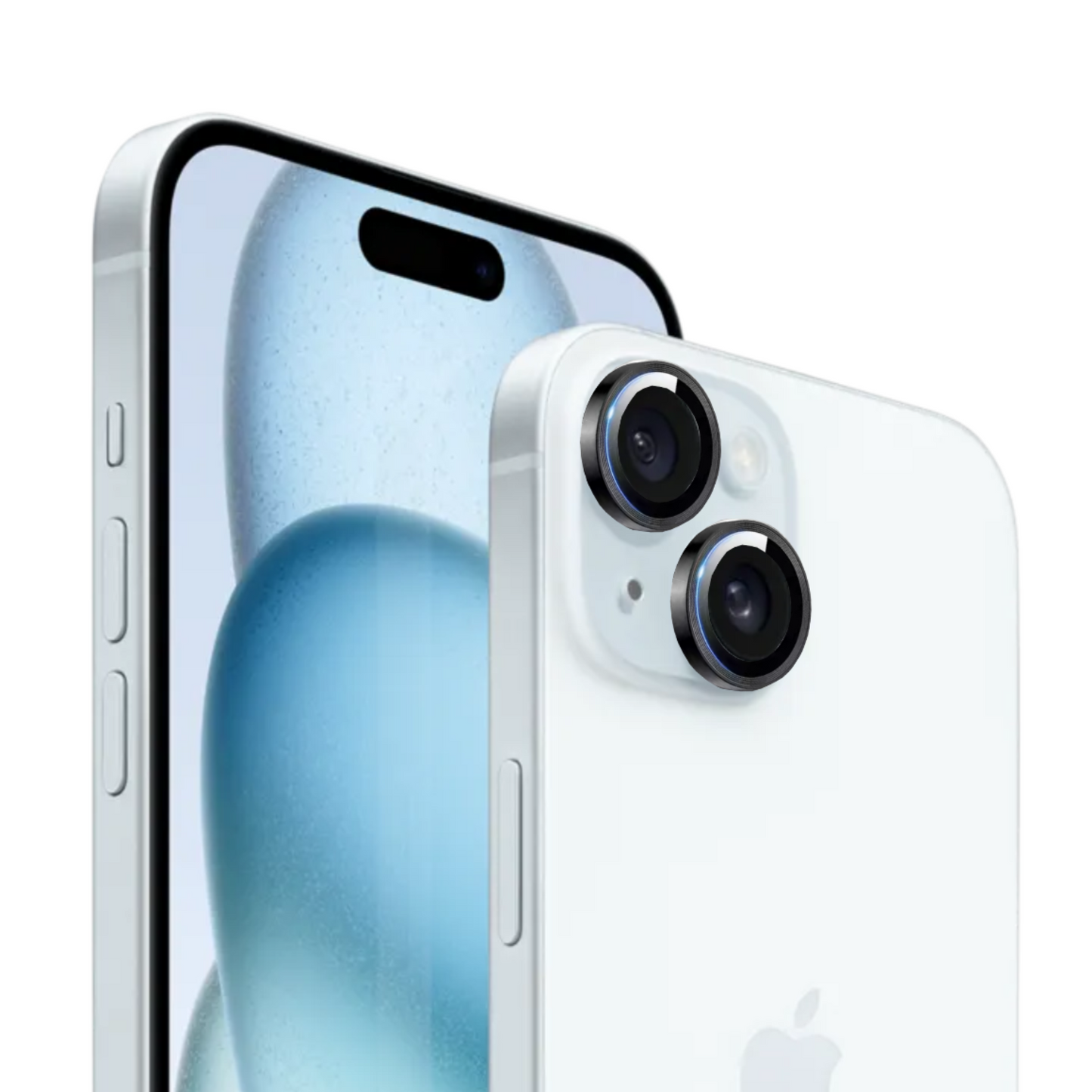 Linsenschutz Ringe in schwarz für iPhone