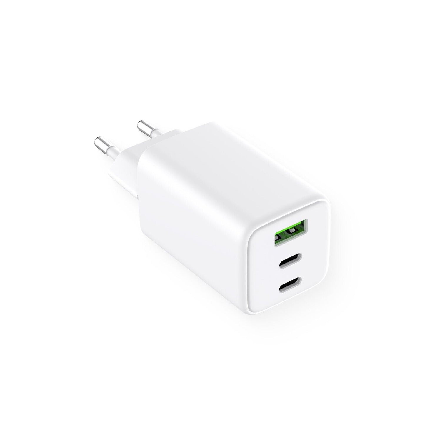 Alkaya 65W USB-A & USB-C+C Netzstecker weiß