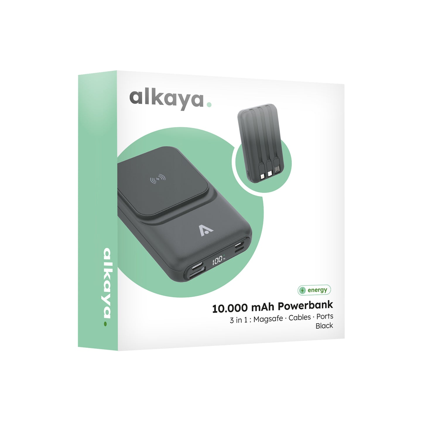 Alkaya Powerbank 10000 mAh schwarz