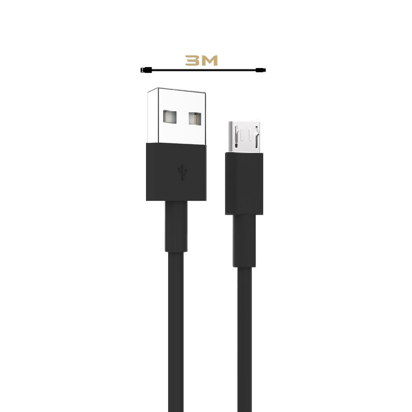 Micro-USB Ladekabel schwarz