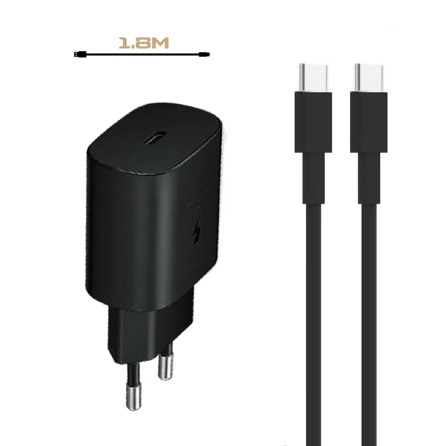 Samsung USB-C Schnellladeset 25W schwarz