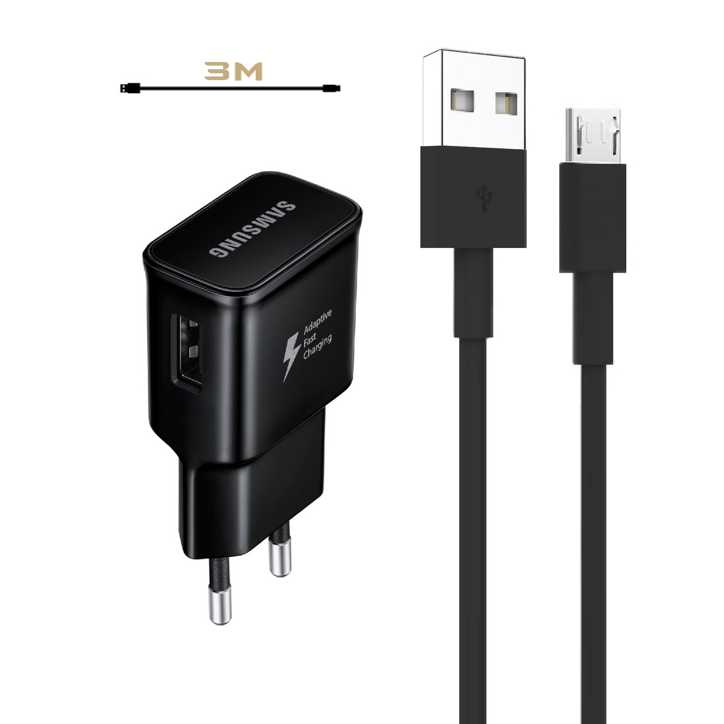 Samsung Micro-USB Ladeset 15W schwarz
