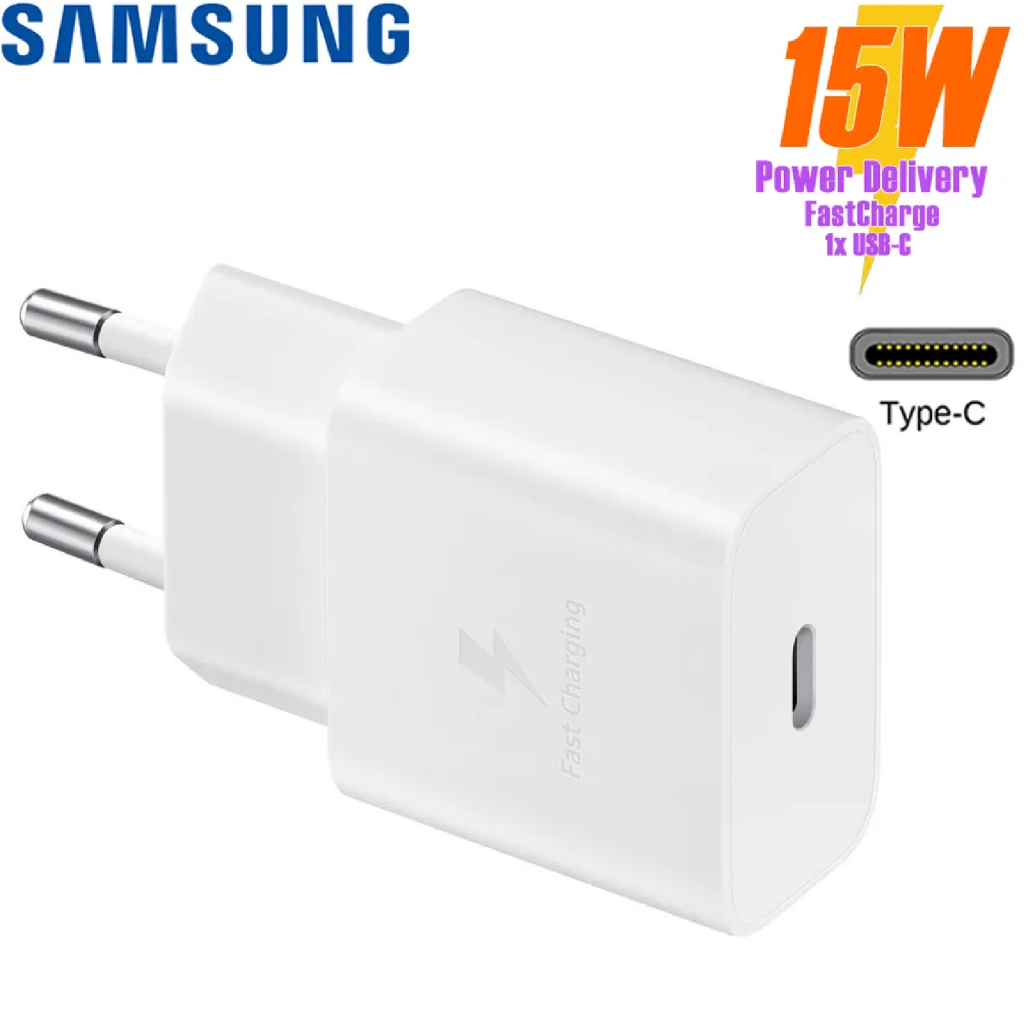 Samsung Ladegerät 15 Watt USB-C weiß