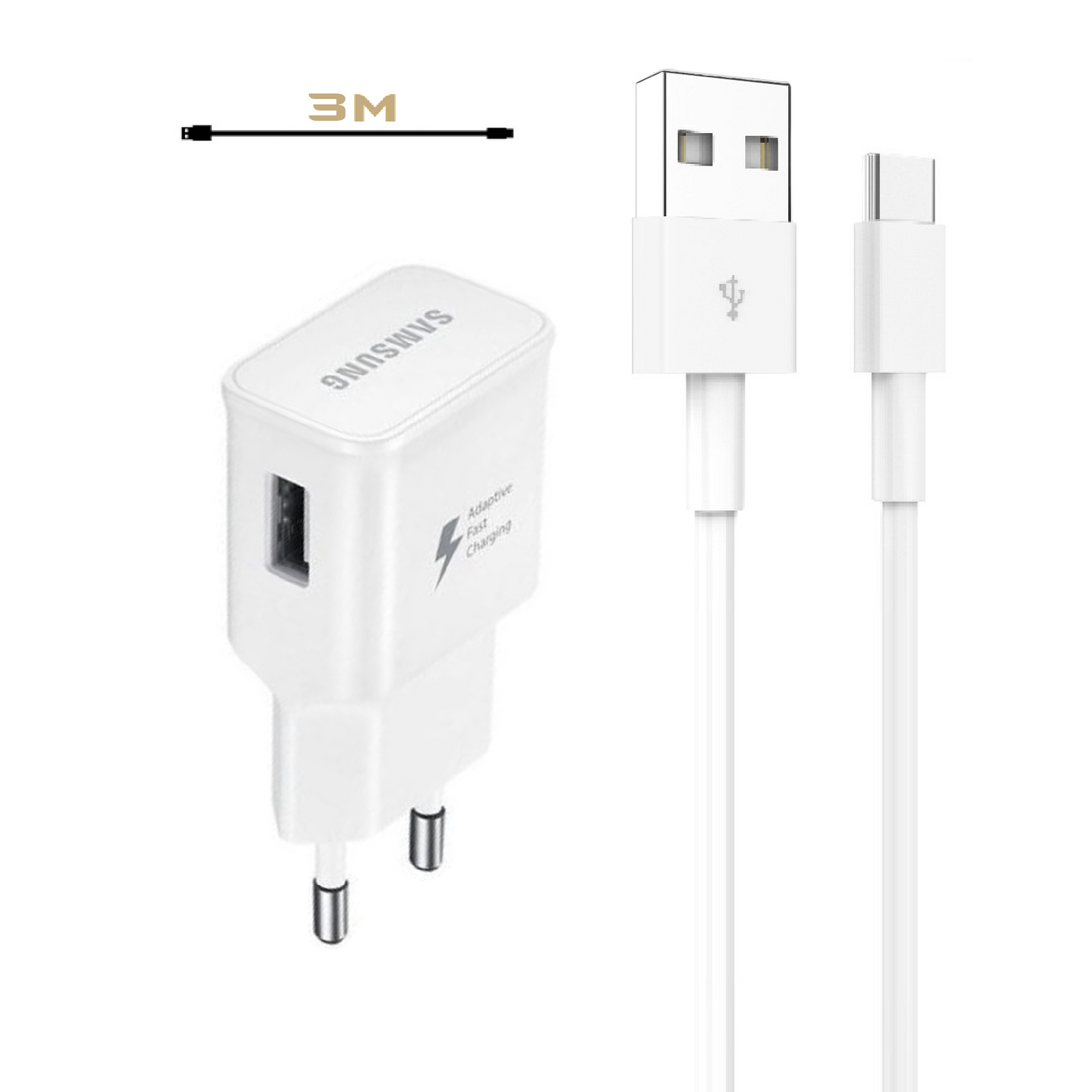 Samsung USB-C Ladeset 15W weiß