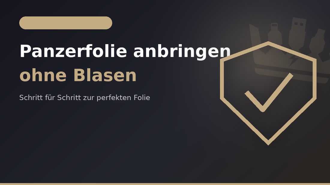 Panzerfolie anbringen ohne Blasen – Schritt-für-Schritt-Anleitung