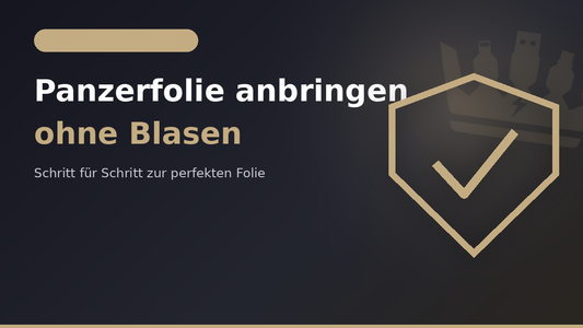 Panzerfolie anbringen ohne Blasen – Schritt-für-Schritt-Anleitung