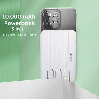 Alkaya Powerbank 10000 mAh weiß