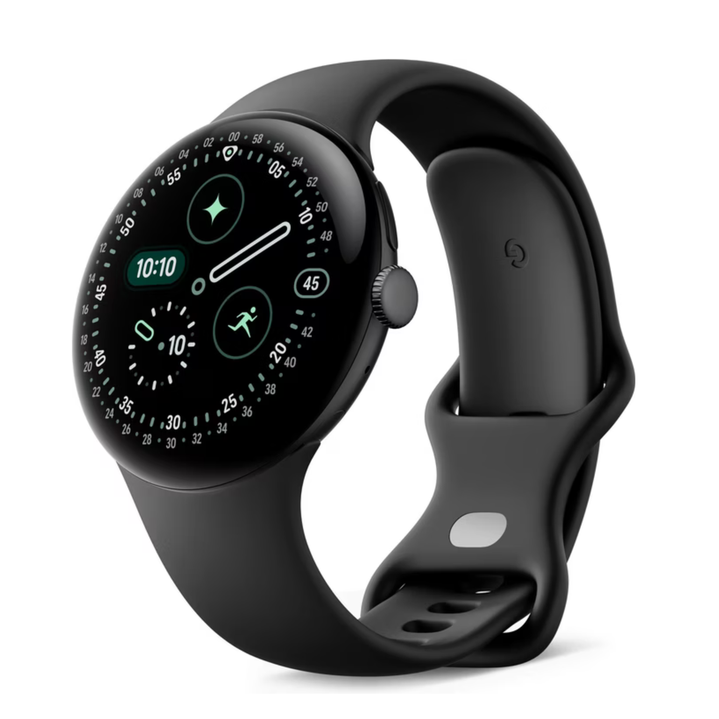 Google Pixel Watch 4 (45 mm, LTE) Matte Black Obsidian Band NEU & OVP versiegelt