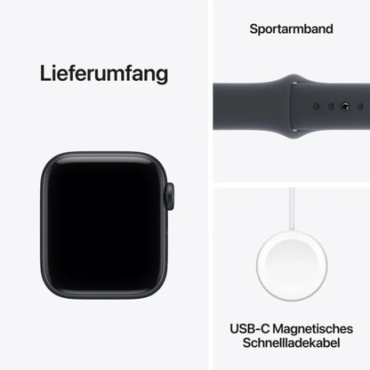 Apple Watch SE 3 (40 mm, GPS) Midnight Midnight Sport Band S/M M/L NEU & OVP versiegelt