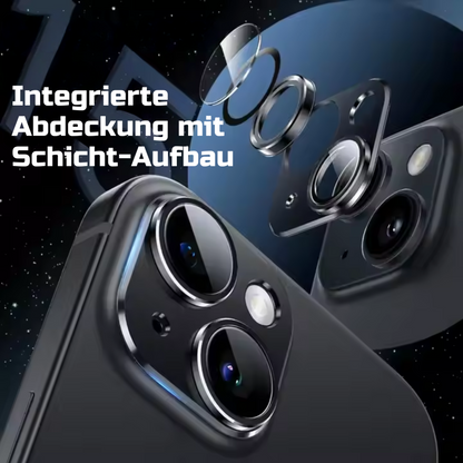 Kameraschutz Aluminium in schwarz für iPhone