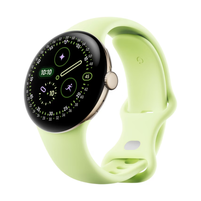 Google Pixel Watch 4 (41 mm, WiFi) Gold Lemongrass Band NEU & OVP versiegelt