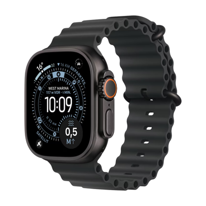 Apple Watch Ultra 3 (49 mm, GPS + Cellular) Black Titanium Black Ocean Band One Size NEU & OVP versiegelt