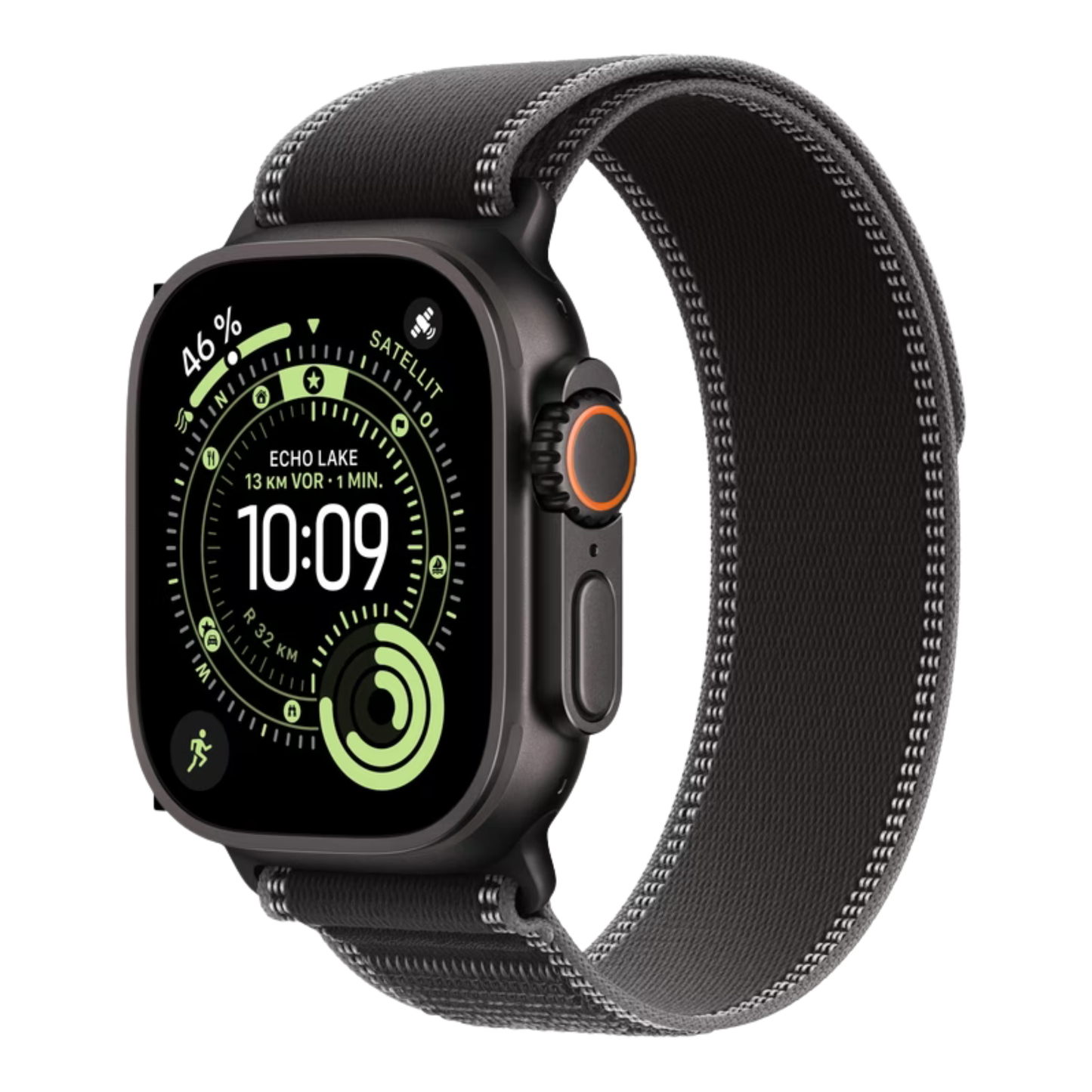 Apple Watch Ultra 3 (49 mm, GPS + Cellular) Black Titanium Black Charcoal Trail Loop S/M M/L NEU & OVP versiegelt