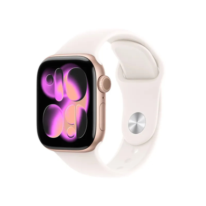 Apple Watch Series 11 (42 mm, GPS) Rose Gold Light Blush Sport Band S/M  M/L NEU & OVP versiegelt