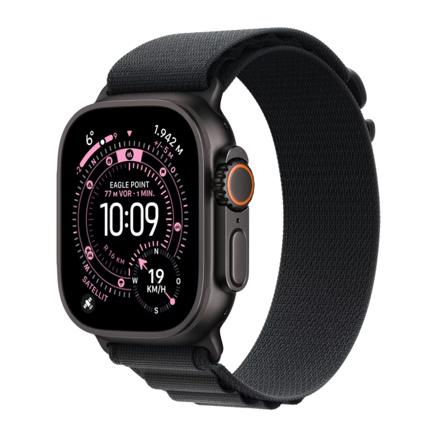 Apple Watch Ultra 3 (49 mm, GPS + Cellular) Black Titanium Black Alpine Loop S M NEU & OVP versiegelt