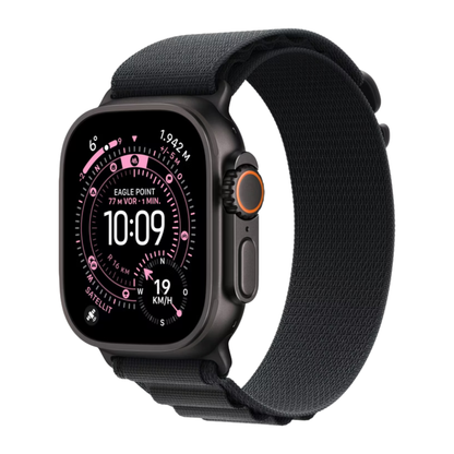 Apple Watch Ultra 3 (49 mm, GPS + Cellular) Black Titanium Black Alpine Loop S M NEU & OVP versiegelt