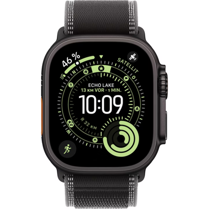 Apple Watch Ultra 3 (49 mm, GPS + Cellular) Black Titanium Black Charcoal Trail Loop S/M M/L NEU & OVP versiegelt