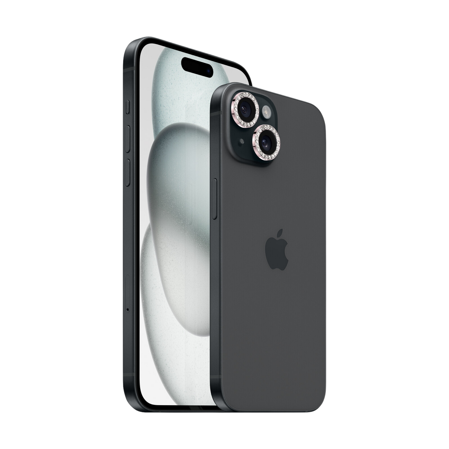 Linsenschutz Glitzer Ringe für iPhone 15|15 Plus|15 Pro|15 Pro Max