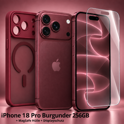 Apple iPhone 18 Pro Burgundy (Burgunder) 512GB A3714 NEU & OVP versiegelt