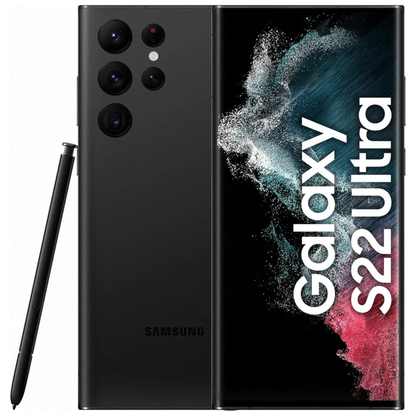 Samsung Galaxy S22 Ultra 128GB Phantom Black 5G Dual Sim Simlock frei NEU OVP