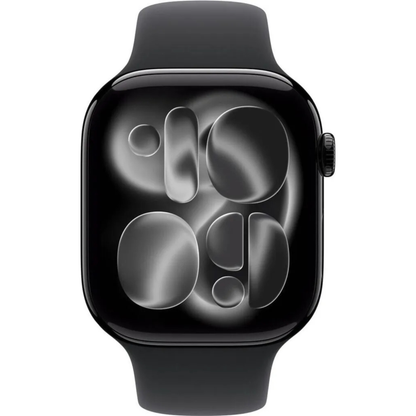Apple Watch Series 11 (46 mm, GPS) Jet Black Black Sport Band S/M M/L NEU & OVP versiegelt