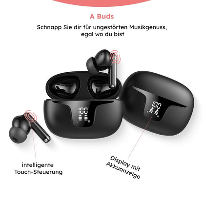 Alkaya Bluetooth Kopfhörer schwarz