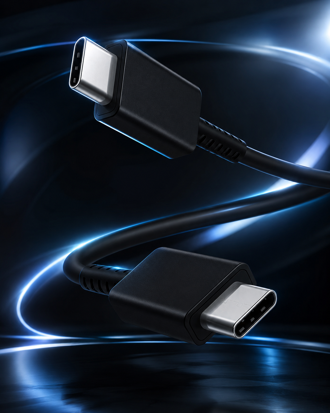 Original Samsung 1.8m DX310 USB-C zu USB-C Ladekabel schwarz